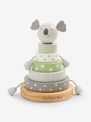 JoJo Maman Bébé Grey Koala Wooden Stacker - Image 1 of 2