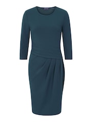 HotSquash Blue Pleat Waist Dress - Image 7 of 7