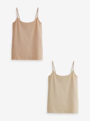 Neutral 2 Pack Thin Strap Vest - Image 1 of 4