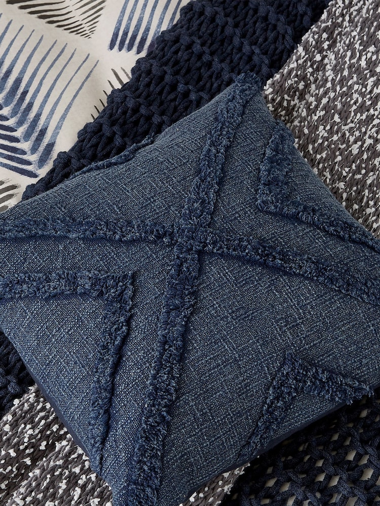 Nalu Nicole Scherzinger Blue Pono Cushion - Image 1 of 4