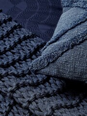 Nalu Nicole Scherzinger Blue Pono Cushion - Image 3 of 4