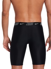 Nike Black Logo Tape Jammer Performance Swim Shorts - Image 2 of 4