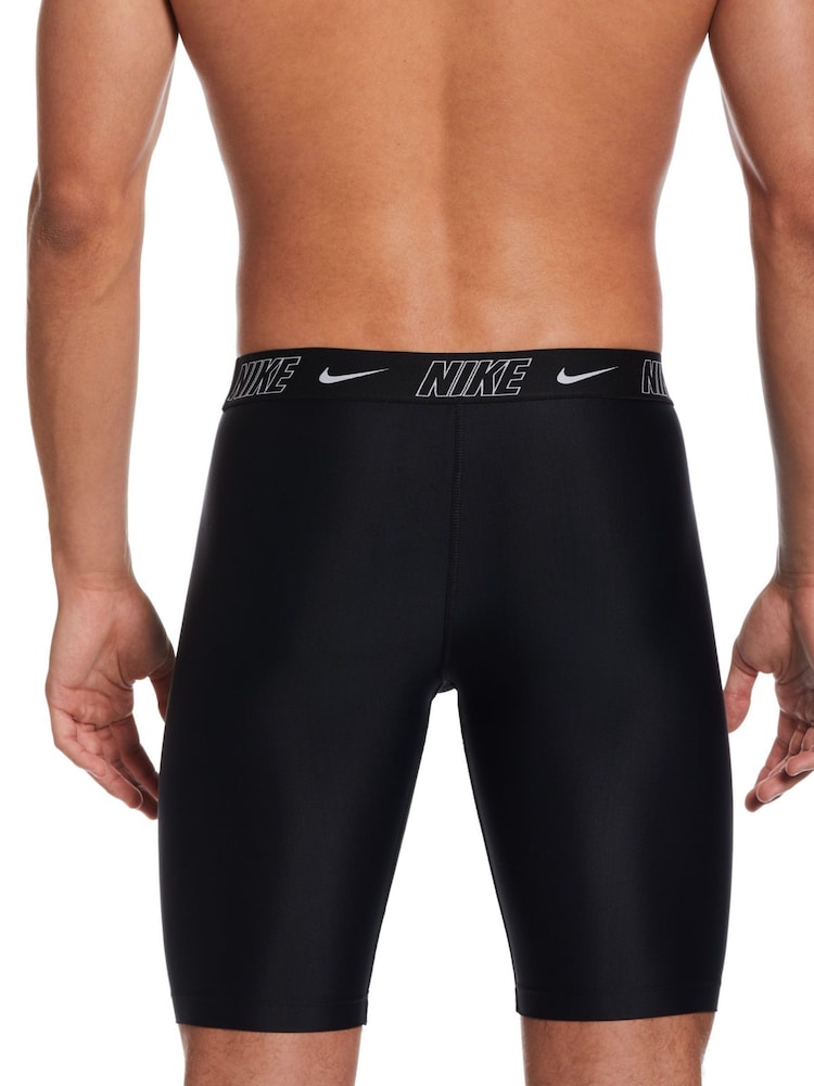 Nike Black Logo Tape Jammer Performance Swim Shorts - Image 2 of 4