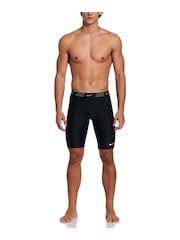 Nike Black Logo Tape Jammer Performance Swim Shorts - Image 3 of 4