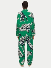 Jigsaw Green Dancing Cats Modal Pyjama Set - Image 2 of 6