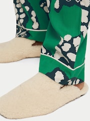 Jigsaw Green Dancing Cats Modal Pyjama Set - Image 6 of 6