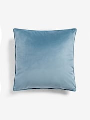 Pale Blue 43 x 43cm Matte Velvet Cushion - Image 5 of 6