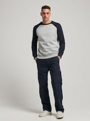 Eclipse-Marineblau - Superdry Core Utility 100% Baumwoll-Cargohose - Bild 1 von 3