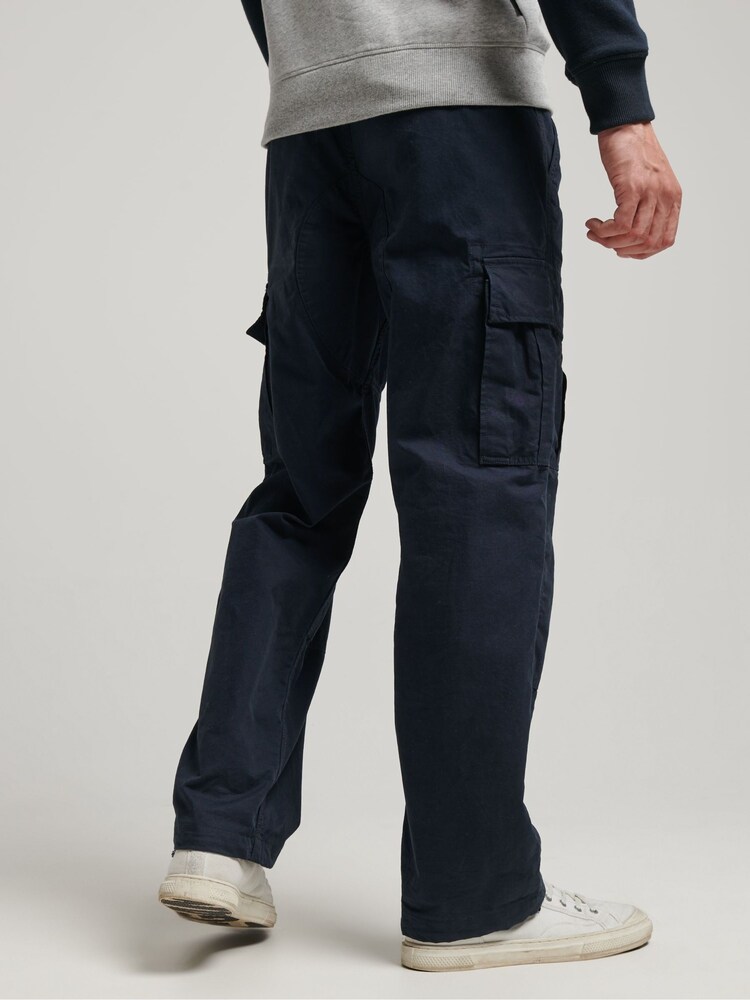 Eclipse-Marineblau - Superdry Core Utility 100% Baumwoll-Cargohose - Bild 2 von 3