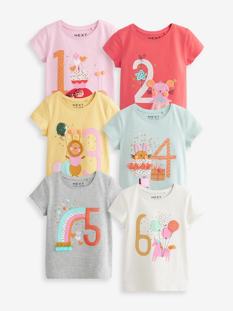 Character I Am Birthday 100% Cotton T-Shirt (12mths-8yrs) - Image 1 of 3
