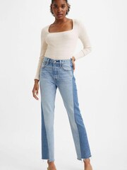 Levi's® 2 Tone 501® Spliced Jeans - Image 3 of 8