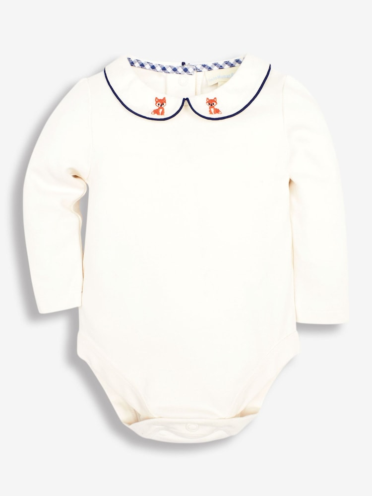 JoJo Maman Bébé Fox Cuello bordado Cuerpo - Imagen 1 de 2