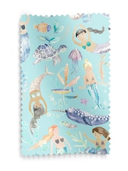 Voyage Aqua Blue Kids Mermaids Party Made To Measure Curtains - Image 9 of 9
