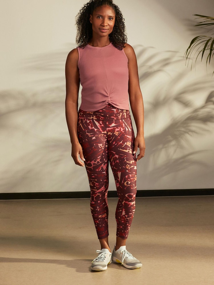 Pink Next Active Yoga Ribbed Vest - Image 2 of 5