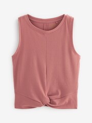 Pink Next Active Yoga Ribbed Vest - Image 5 of 5
