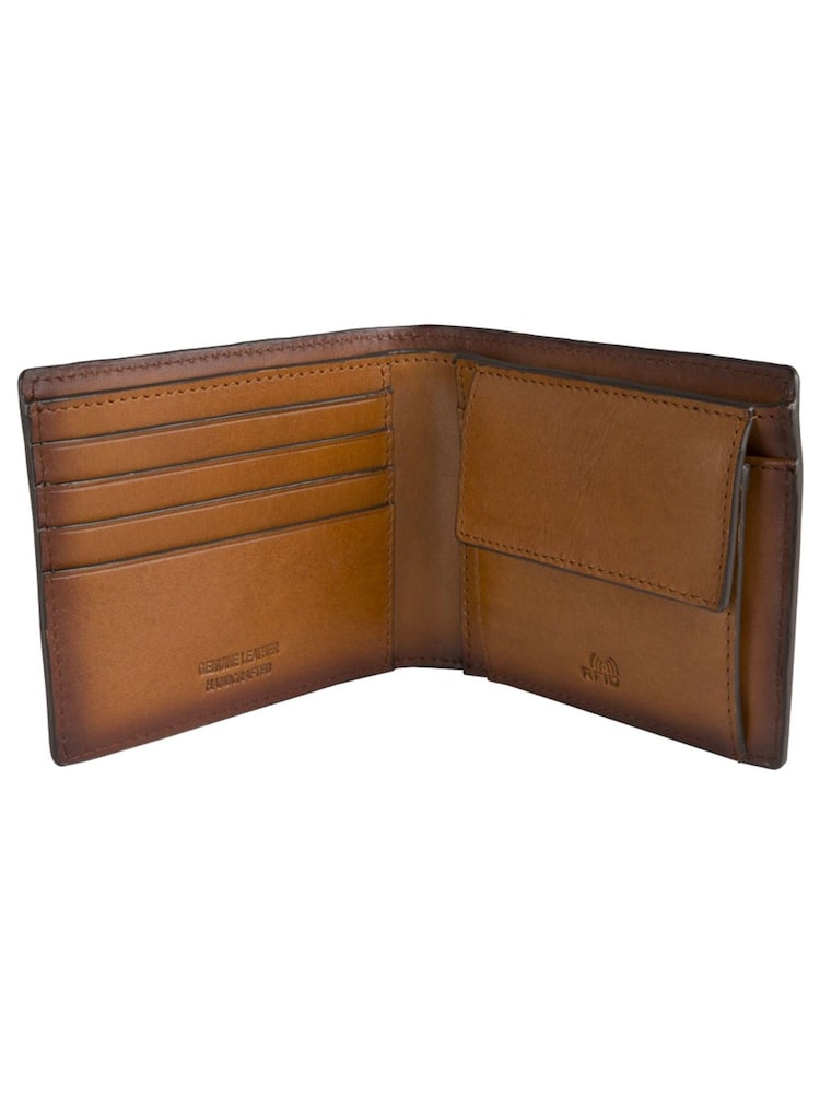 Loake Leather Anti Scan Barclay Wallet - Image 2 of 2