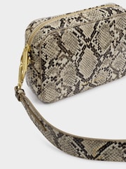Katie Loxton White Snack Print Avery Leopard Small Cross-Body Bag - Image 3 of 5