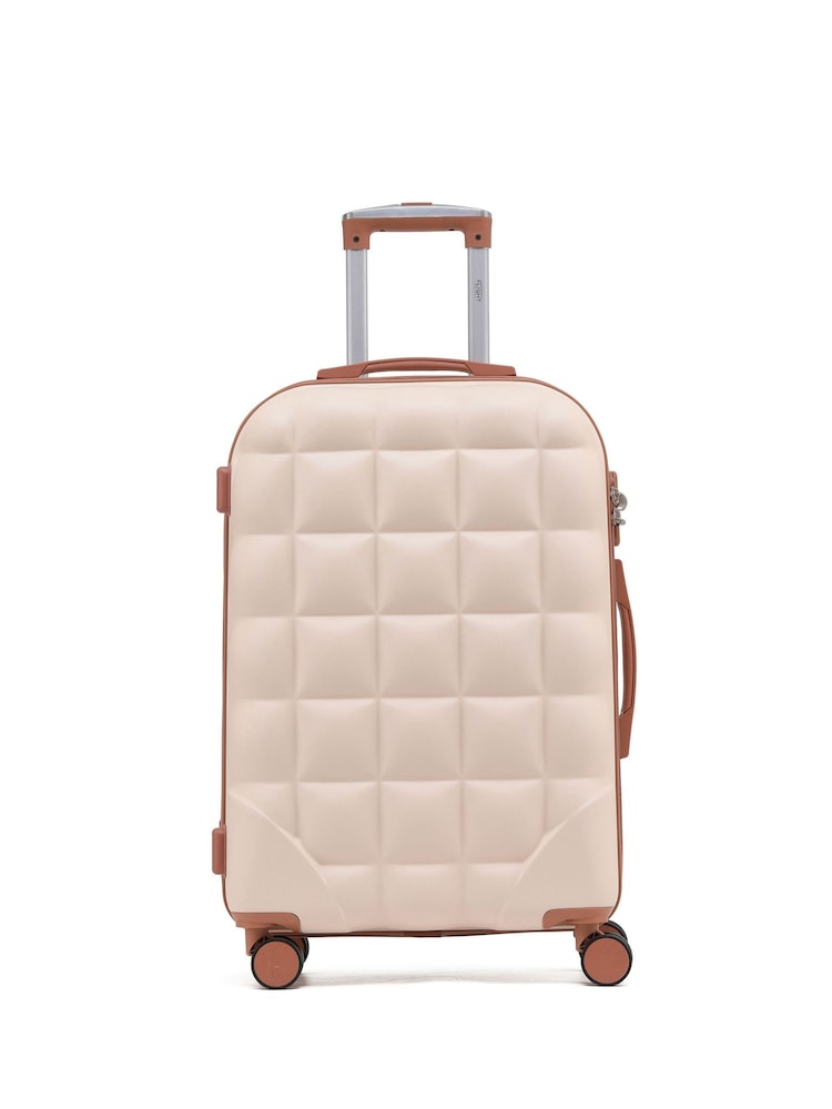 Flight Knight Medium Hardcase Lightweight Check In Suitcase With 4 Wheels - Image 1 of 7