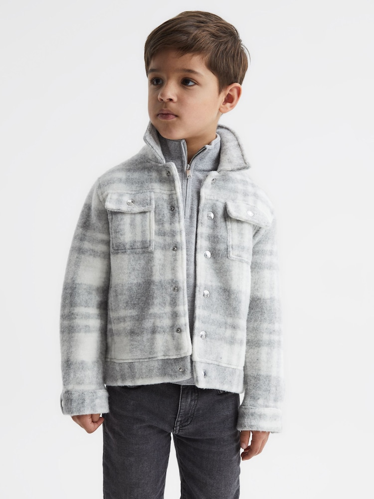قميص علوي مربعات Titan من Reiss - صورة 1 من 6