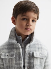 قميص علوي مربعات Titan من Reiss - صورة 4 من 6