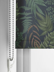 Graham & Brown Fern Navy Midsummer Made to Measure Roller Blind - Image 4 of 6