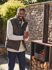 FatFace Grey Paignton Gilet - Image 1 of 6