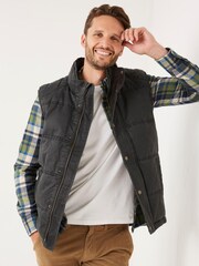 FatFace Grey Paignton Gilet - Image 3 of 6