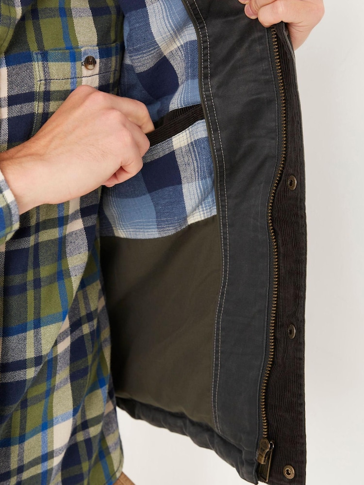 FatFace Grey Paignton Gilet - Image 6 of 6