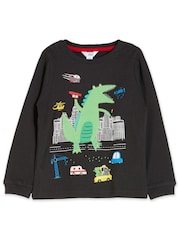 M&Co Grey Monster In The City T-Shirt - Image 1 of 6