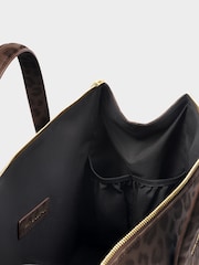 Katie Loxton Brown Leopard Print Milan Cabin Bag - Image 5 of 6
