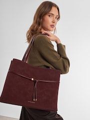 Katie Loxton Red Lori Tote Bag - Image 9 of 13