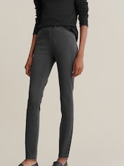 Grey Jersey Denim Leggings - Image 3 of 7