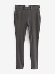 Grey Jersey Denim Leggings - Image 6 of 7