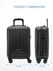 Flight Knight Easy Jet Hard Shell Cabin Carry On Case Suitcase 55x35x20cm Set Of 2 - Image 7 of 7
