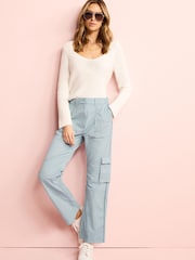 Blau - Combat-Cargohose - Bild 1 von 5
