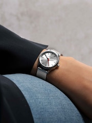 Sekonda Ladies Silver Tone Nordic Stainless Steel Mesh Bracelet Watch - Image 1 of 6