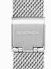 Sekonda Ladies Silver Tone Nordic Stainless Steel Mesh Bracelet Watch - Image 5 of 6