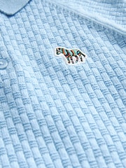 Paul Smith Baby Boys Blue Knitted T-Shirt & Short Set - Image 3 of 5