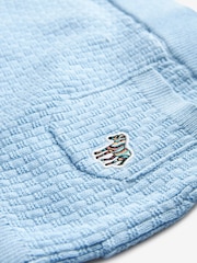Paul Smith Baby Boys Blue Knitted T-Shirt & Short Set - Image 4 of 5