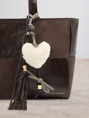 Katie Loxton Brown Borg Heart Charm - Image 3 of 3