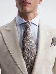Reiss Grey Pluto Printed Tie - Image 3 of 5