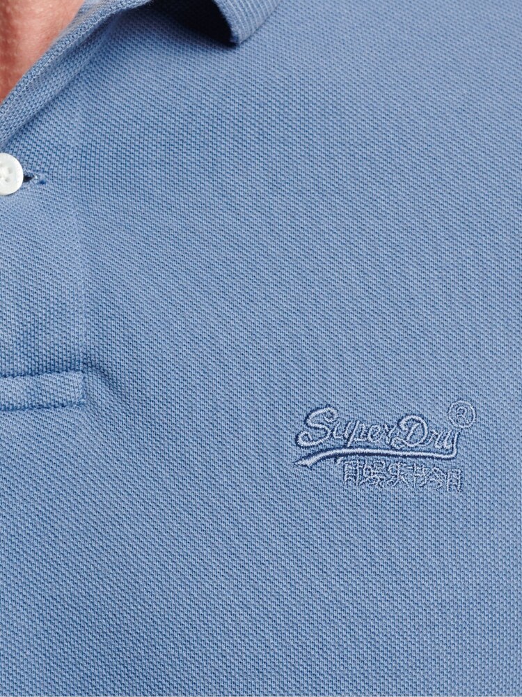 Niebieski - Szara koszulka Superdry w stylu retro - Image 4 of 7