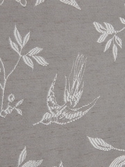 Curtina Grey Bird Trail Pencil Pleat Curtains - Image 2 of 3