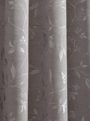 Curtina Grey Bird Trail Pencil Pleat Curtains - Image 3 of 3