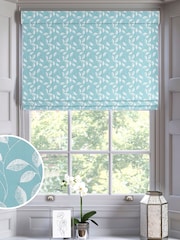 Teal Blue Mallix Made To Measure Roman Blinds - Image 1 of 6