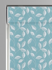 Teal Blue Mallix Made To Measure Roman Blinds - Image 3 of 6