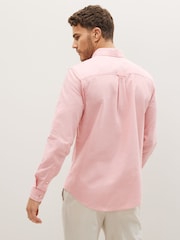 Pink Regular Fit Long Sleeve Oxford Shirt - Image 2 of 4