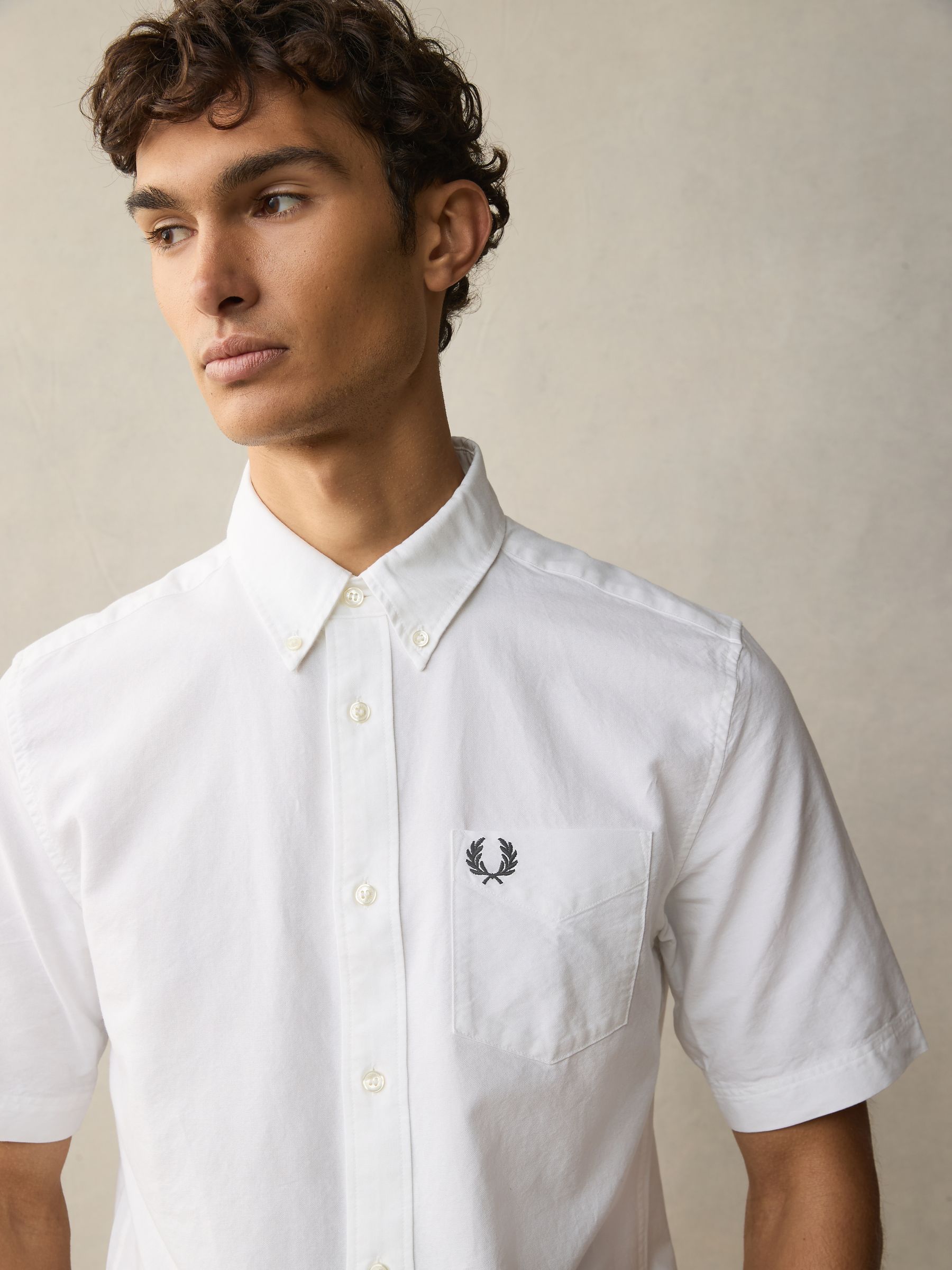 Buy Fred Perry Short Sleeve 100 Cotton Oxford Shirt from Next USA