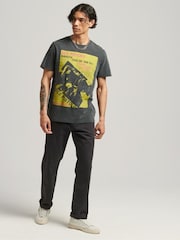 Superdry Charcoal Black Sex Pistols Limited Edition Band T-Shirt - Image 3 of 5