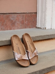 Birkenstock Copper Madrid Birko Flor Sandals - Image 1 of 6